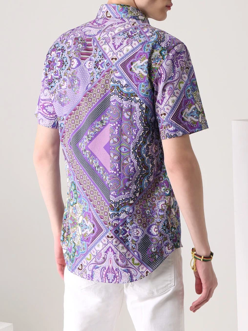 Рубашка Slim Fit хлопковая ETRO