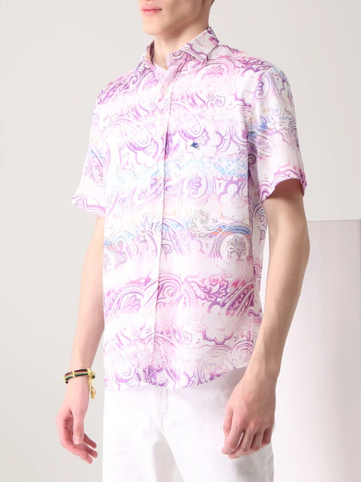 Рубашка Slim Fit хлопковая ETRO