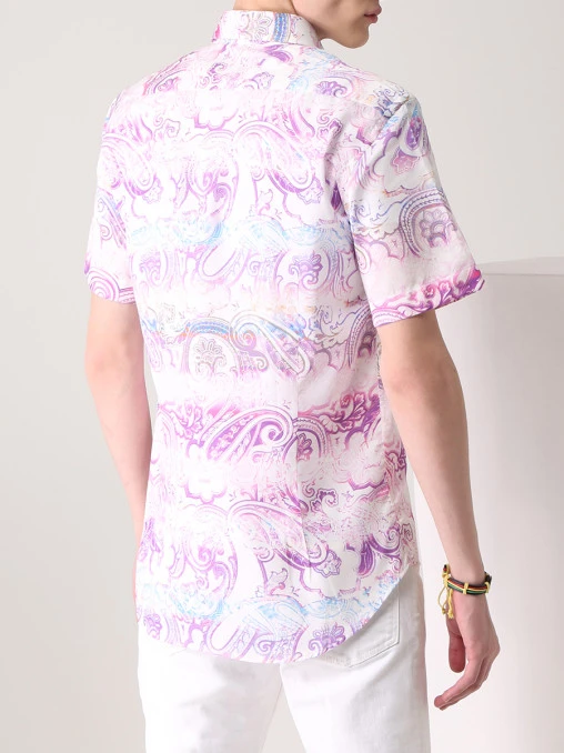 Рубашка Slim Fit хлопковая ETRO