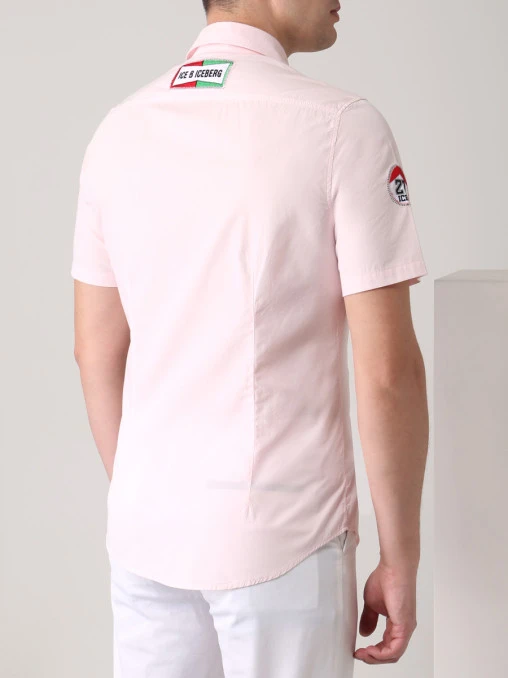 Рубашка Slim Fit хлопковая ICEBERG