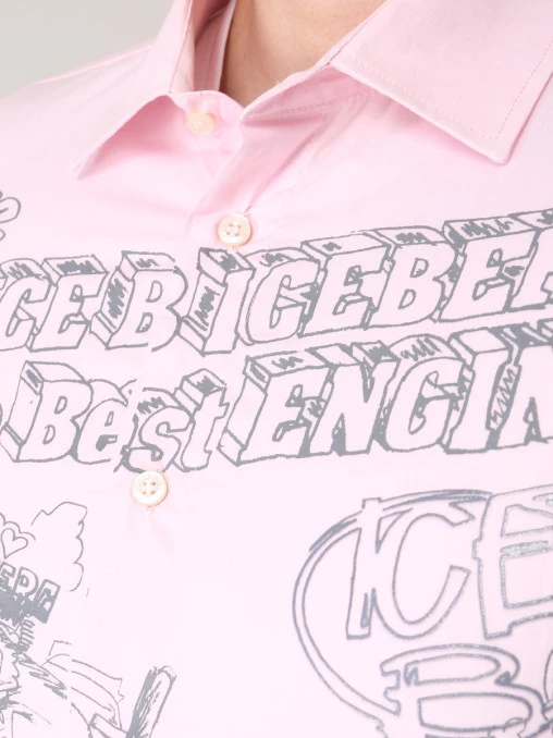 Рубашка Slim Fit хлопковая ICEBERG