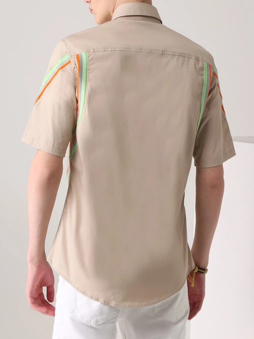 Рубашка Slim Fit хлопковая DIRK BIKKEMBERGS