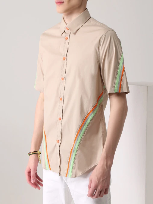 Рубашка Slim Fit хлопковая DIRK BIKKEMBERGS