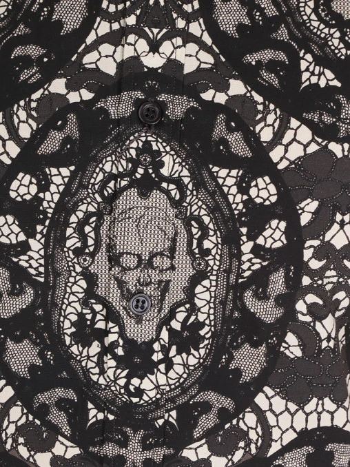 Рубашка Regular Fit хлопковая ALEXANDER MCQUEEN