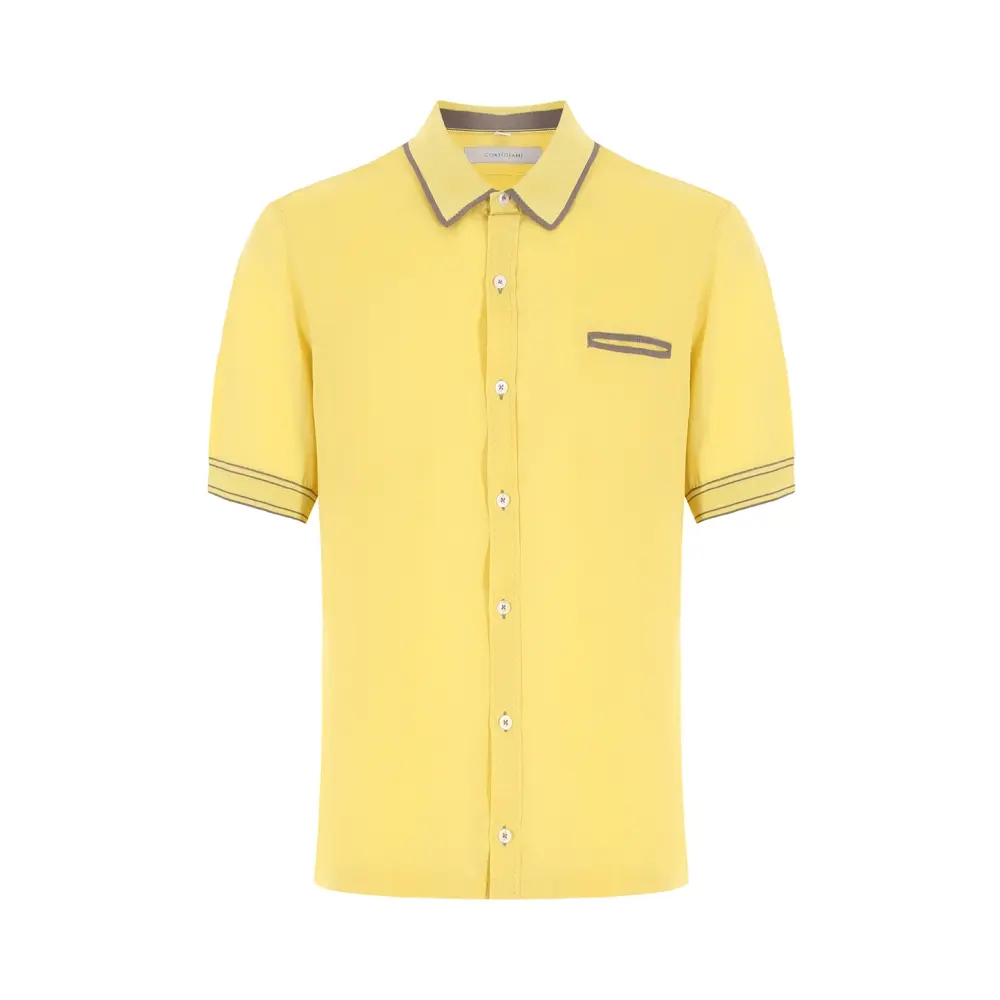 Рубашка Slim fit хлопковая