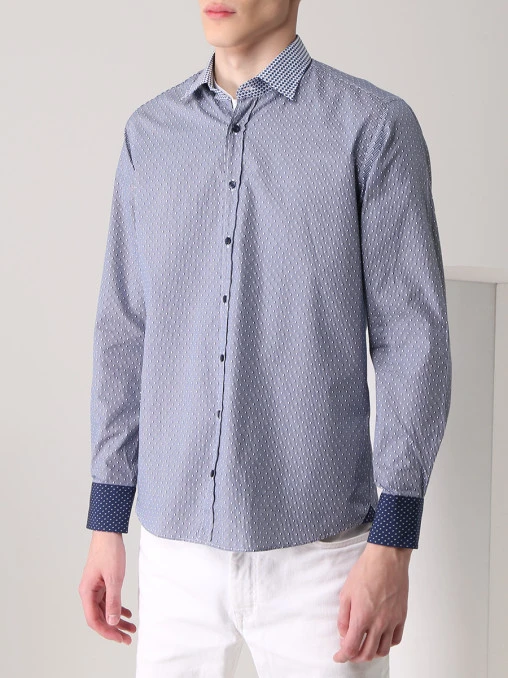 Рубашка Slim Fit хлопковая ETRO