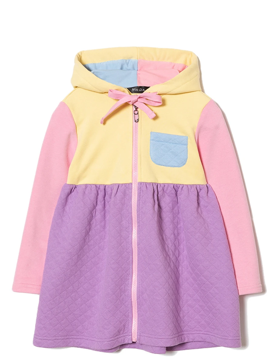 Платье-худи хлопковое