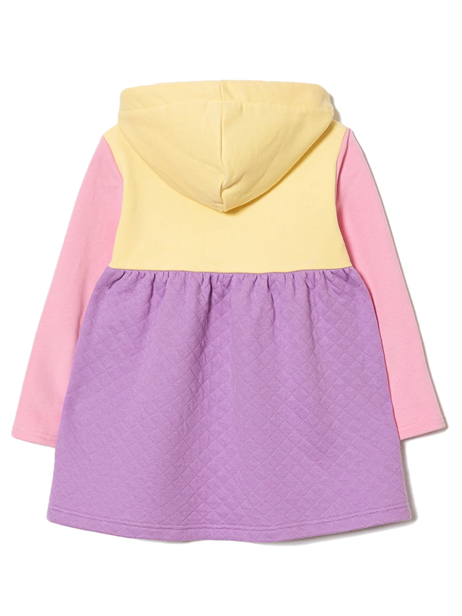 Платье-худи хлопковое