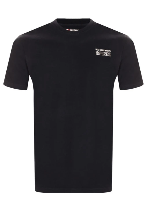 Футболка хлопковая с принтом MC2 SAINT BARTH
