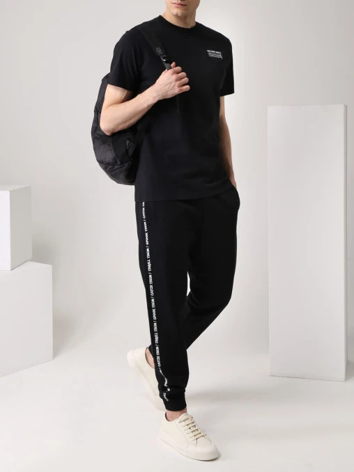 Футболка хлопковая с принтом MC2 SAINT BARTH