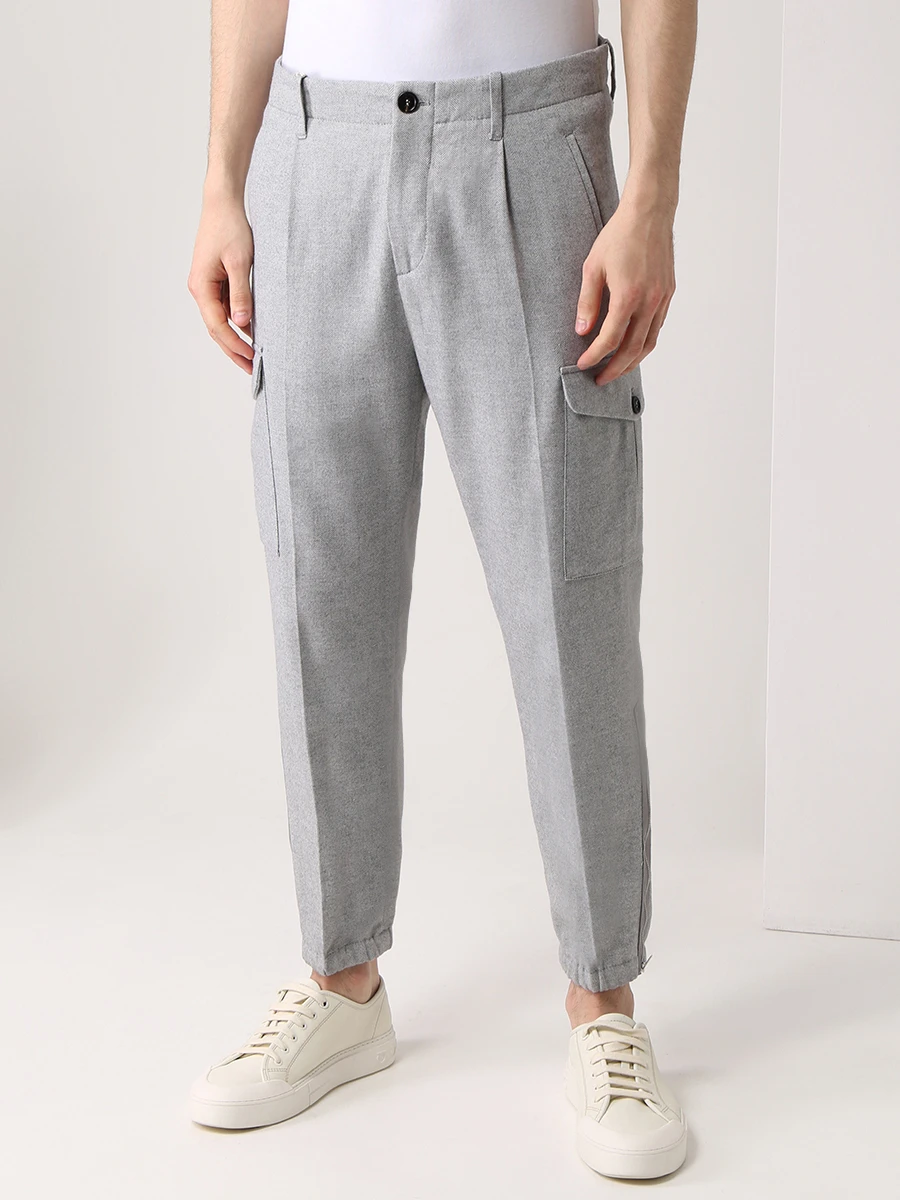 Брюки-карго хлопковые