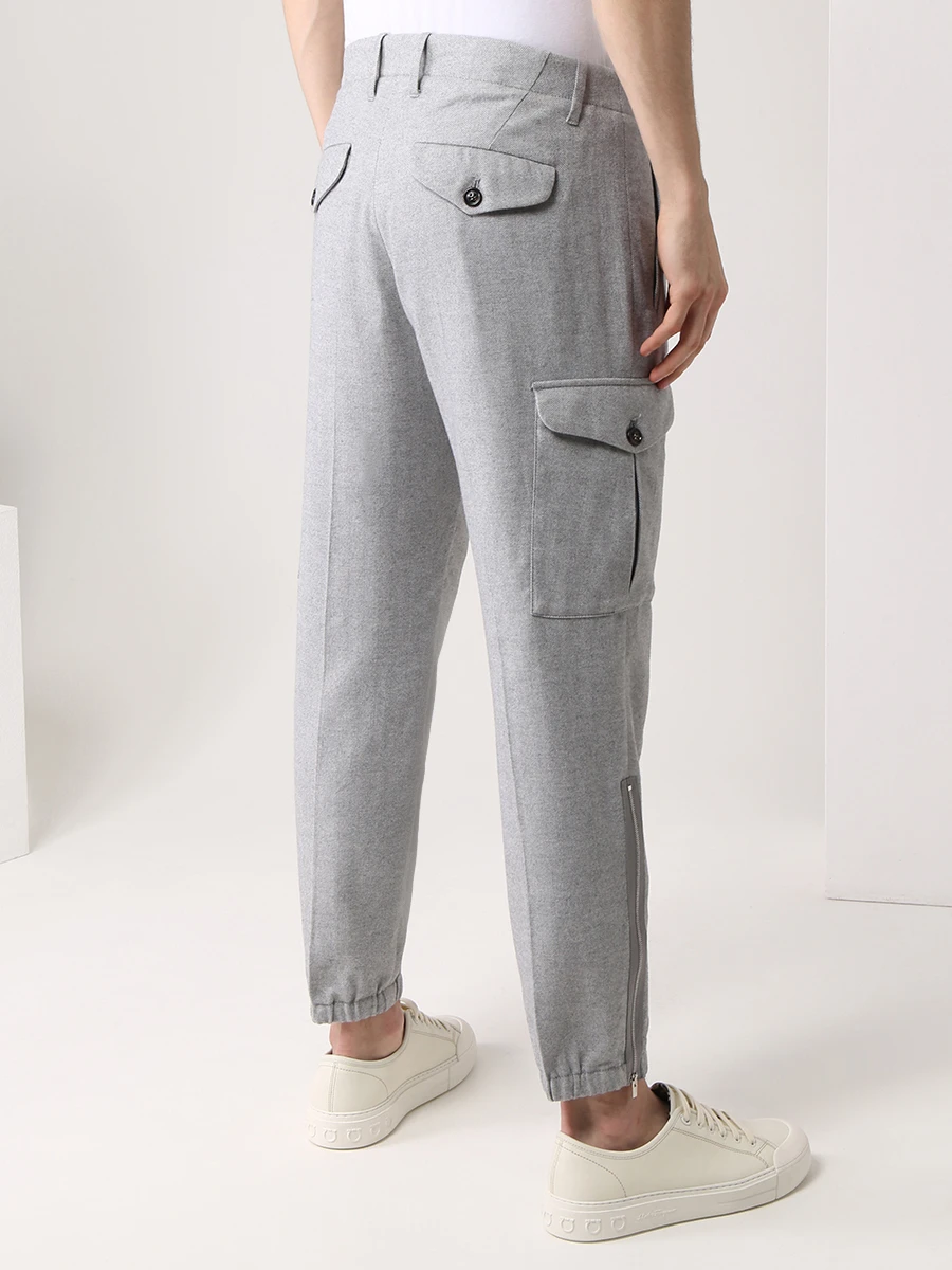 Брюки-карго хлопковые