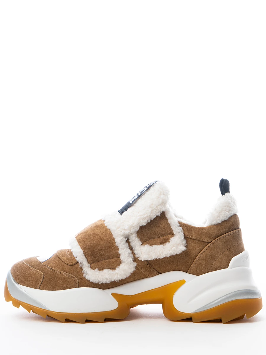 Кроссовки замшевые на меху