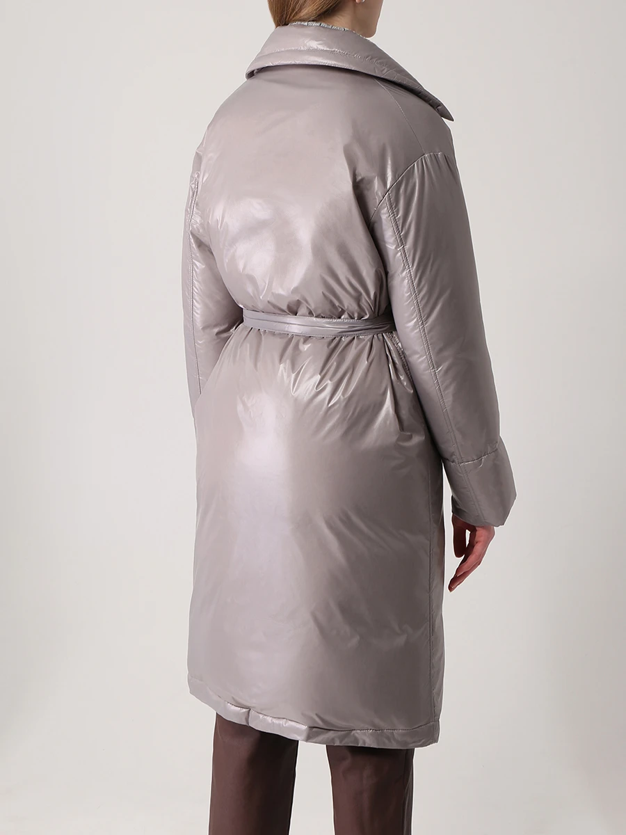 Пуховик двубортный