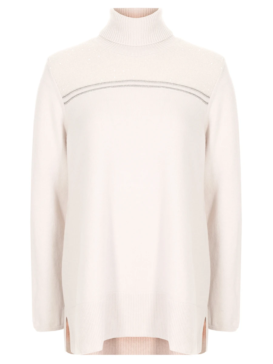 Свитер шерстяной с пайетками