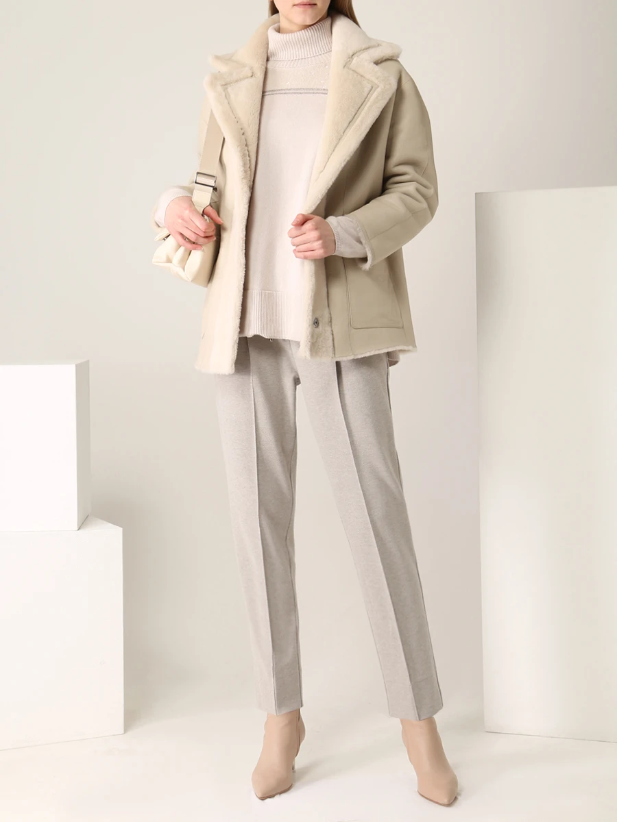 Свитер шерстяной с пайетками