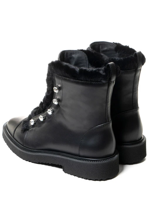 Ботинки кожаные GIUSEPPE ZANOTTI