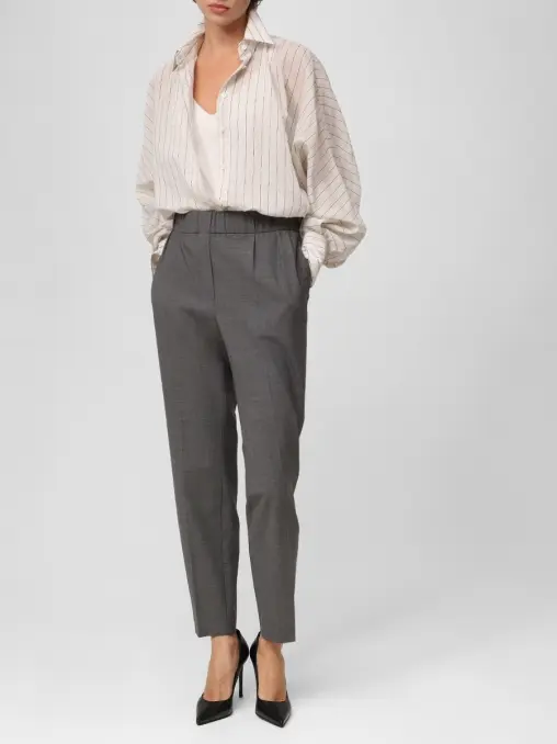Брюки шерстяные BRUNELLO CUCINELLI