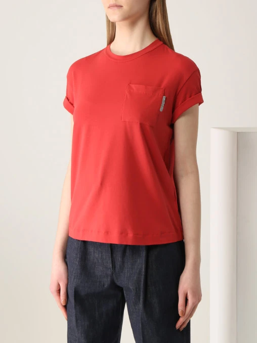 Футболка хлопковая BRUNELLO CUCINELLI