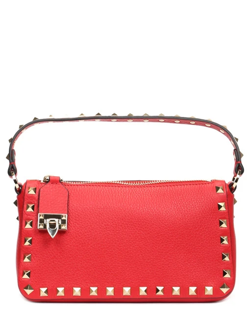 Сумка кожаная Rockstud VALENTINO GARAVANI