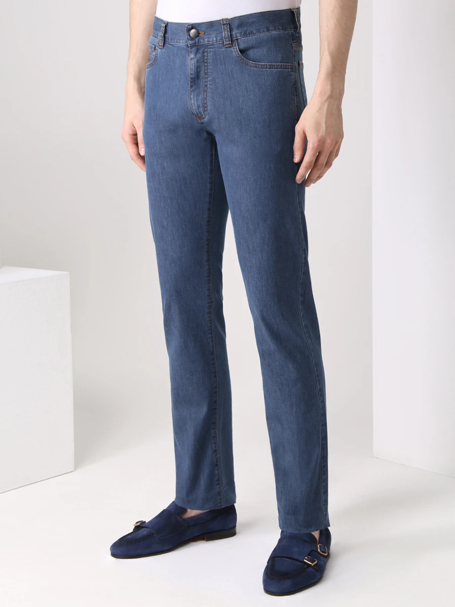 Джинсы Regular Fit хлопковые