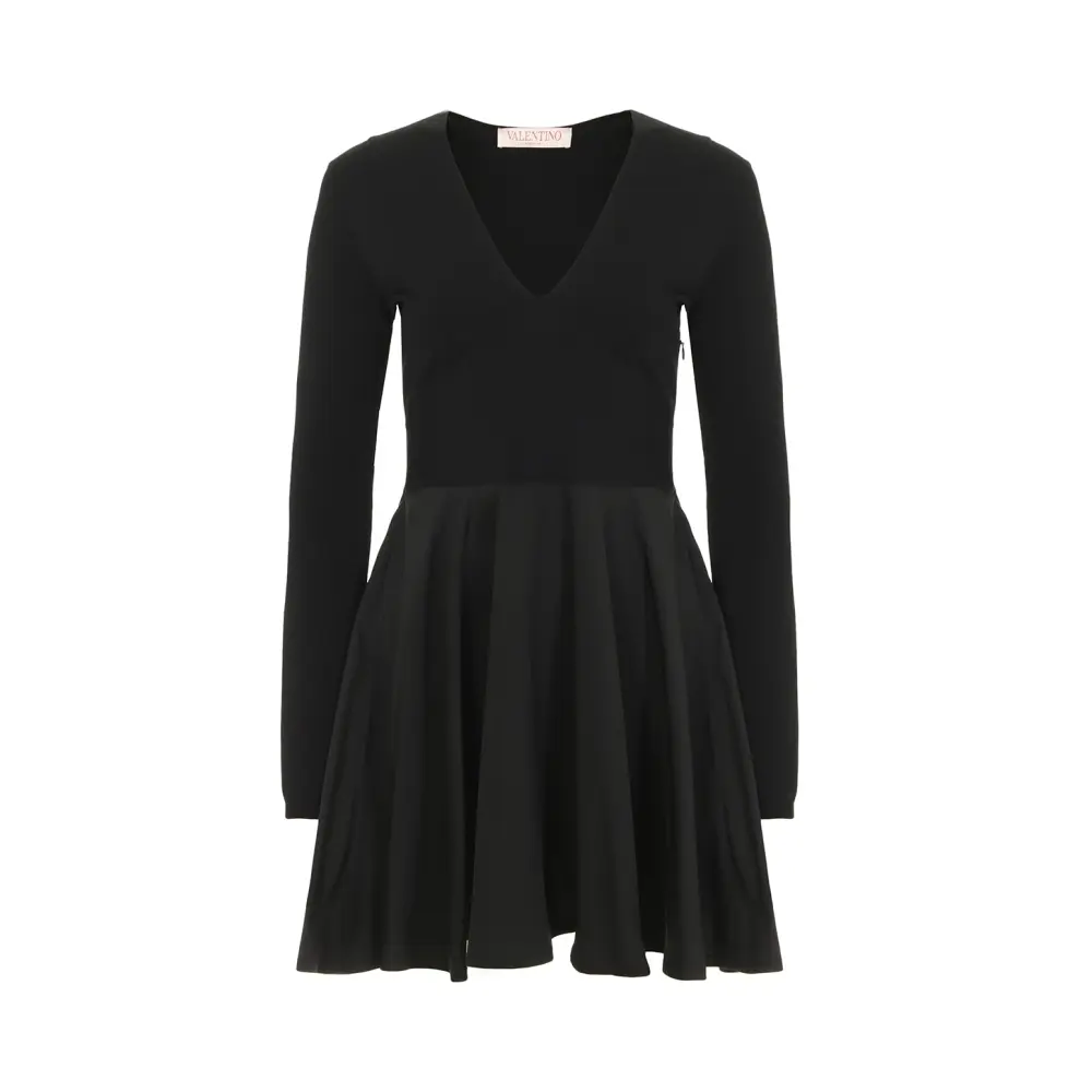 Платье комбинированное