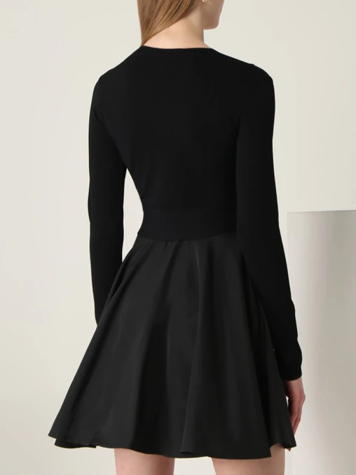 Платье комбинированное VALENTINO