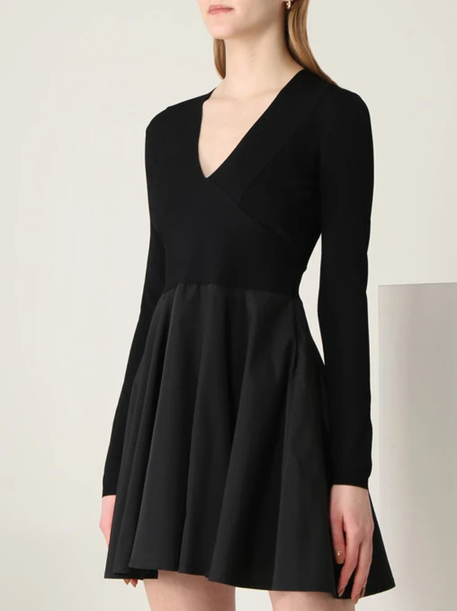 Платье комбинированное VALENTINO