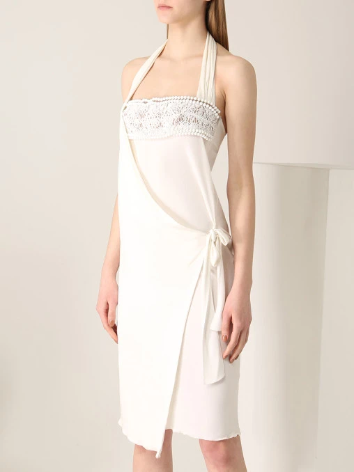 Платье однотонное ALBERTA FERRETTI