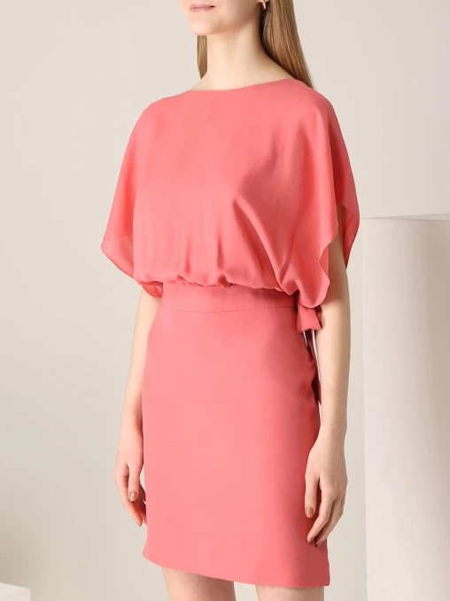 Платье из шелка ALBERTA FERRETTI