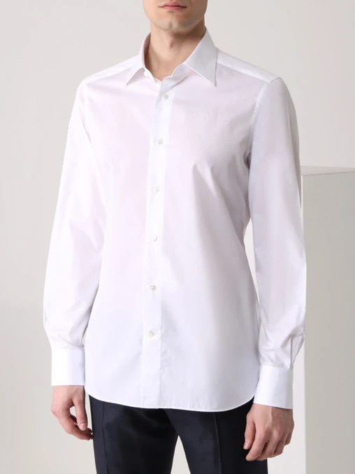 Рубашка Regular Fit хлопковая ZEGNA