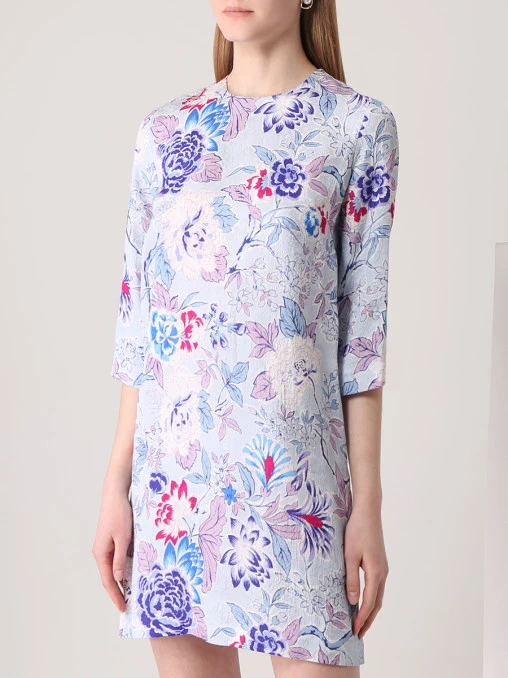 Платье из вискозы с принтом ETRO