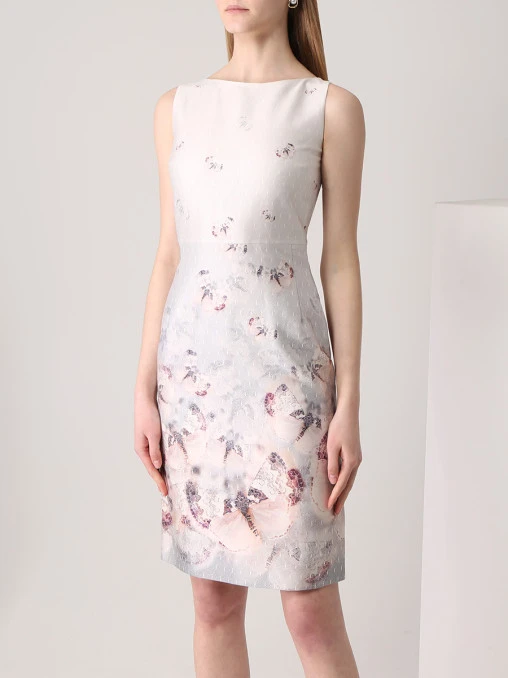 Платье с принтом RED VALENTINO