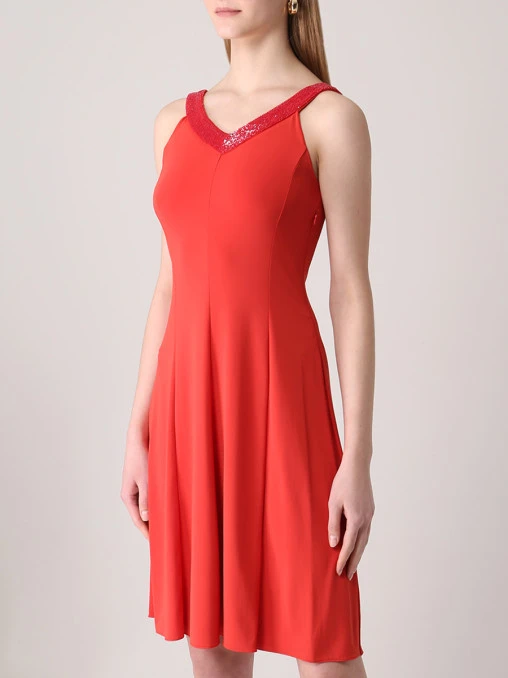 Платье с бисером ARMANI COLLEZIONI