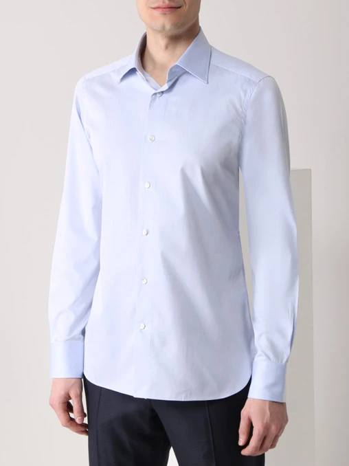 Рубашка Regular Fit хлопковая ZEGNA