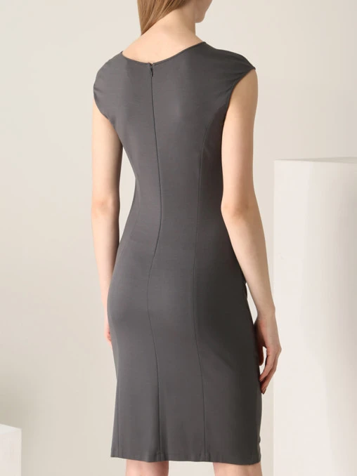 Платье с драпировкой ARMANI COLLEZIONI