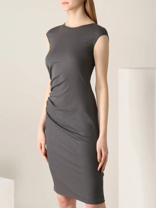 Платье с драпировкой ARMANI COLLEZIONI