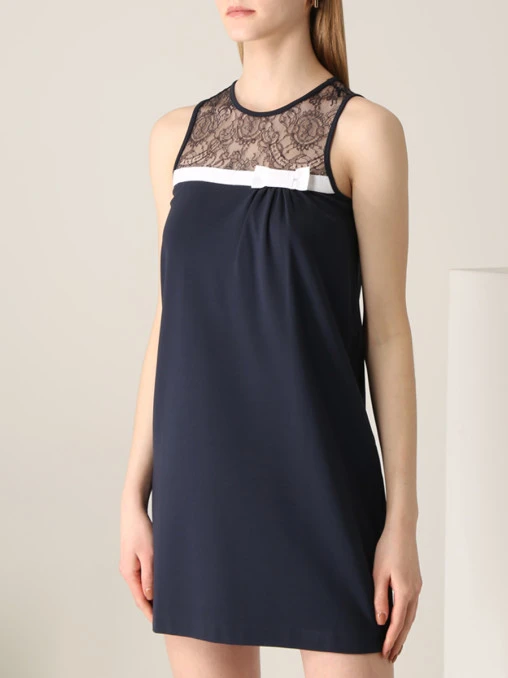 Платье с кружевом RED VALENTINO