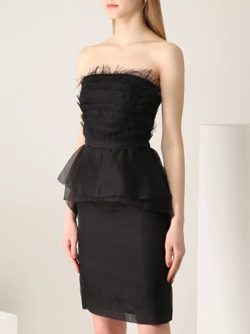 Платье шелковое ALBERTA FERRETTI