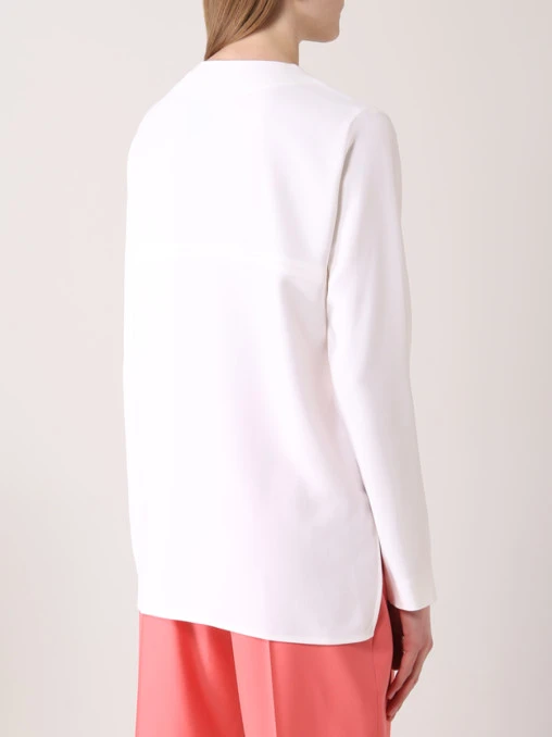 Блуза из вискозы на молнии STELLA MCCARTNEY