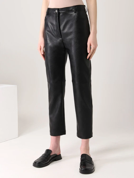 Брюки из экокожи STELLA MCCARTNEY