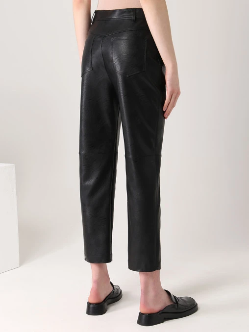 Брюки из экокожи STELLA MCCARTNEY