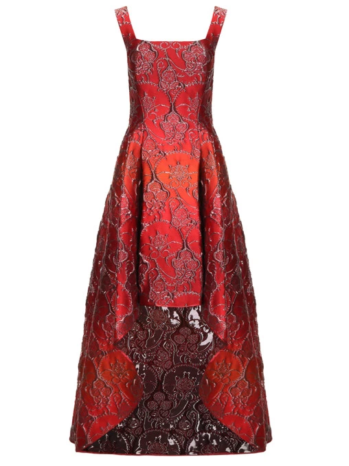 Платье с декором ALBERTA FERRETTI
