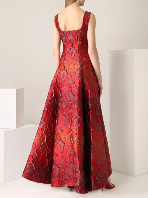 Платье с декором ALBERTA FERRETTI