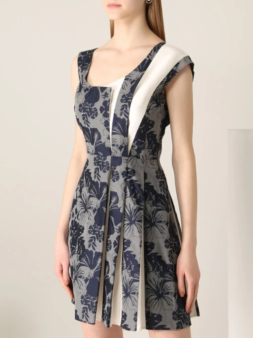 Платье с принтом STELLA MCCARTNEY