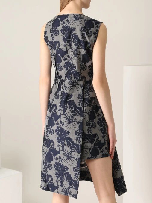 Платье с принтом STELLA MCCARTNEY