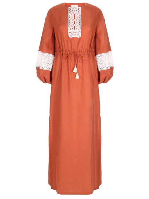 Платье льняное HOLY CAFTAN