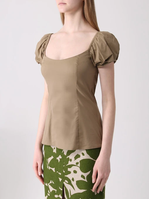 Блуза хлопковая RED VALENTINO