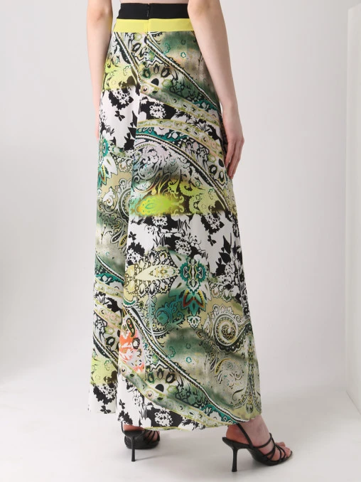 Юбка шелковая с принтом ETRO