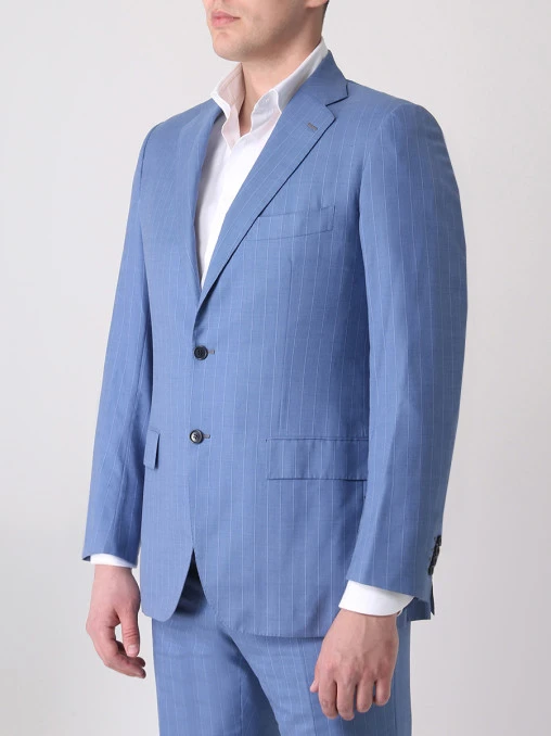Костюм из хлопка и кашемира KITON
